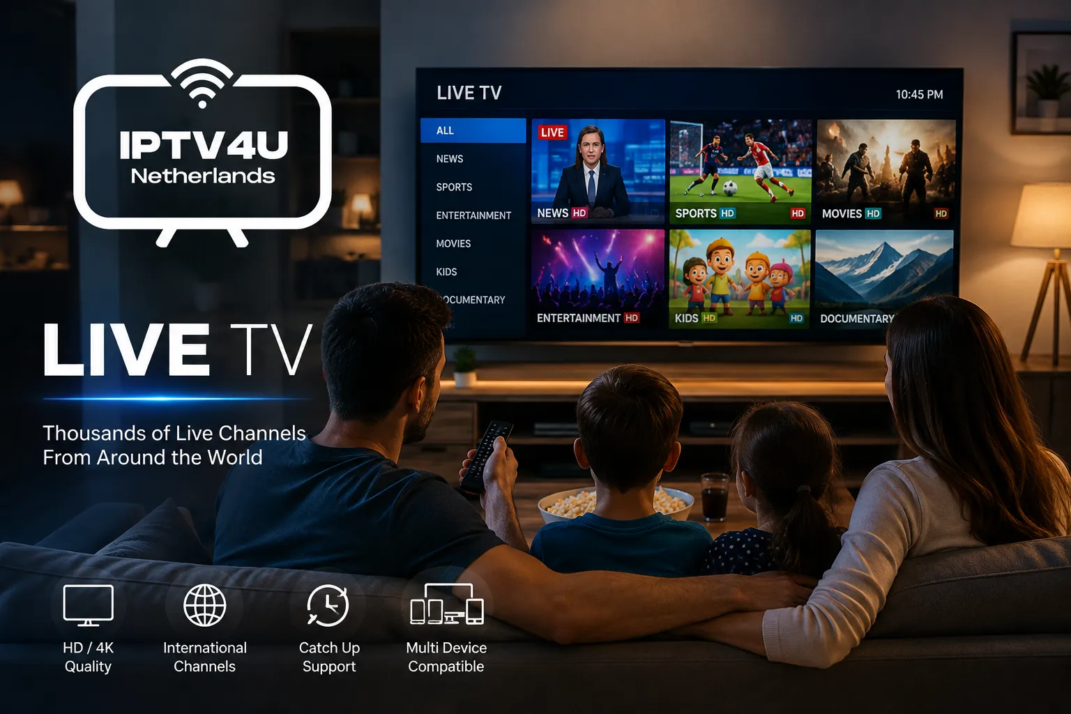 Live TV channels